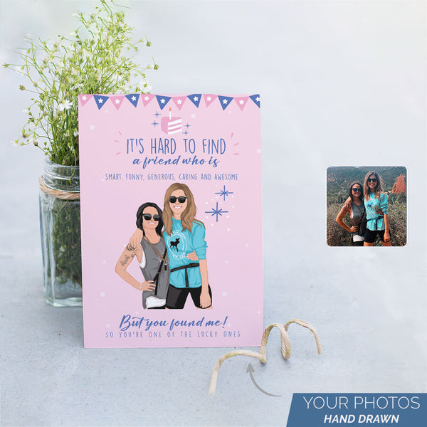 Personalized Best Friends Card