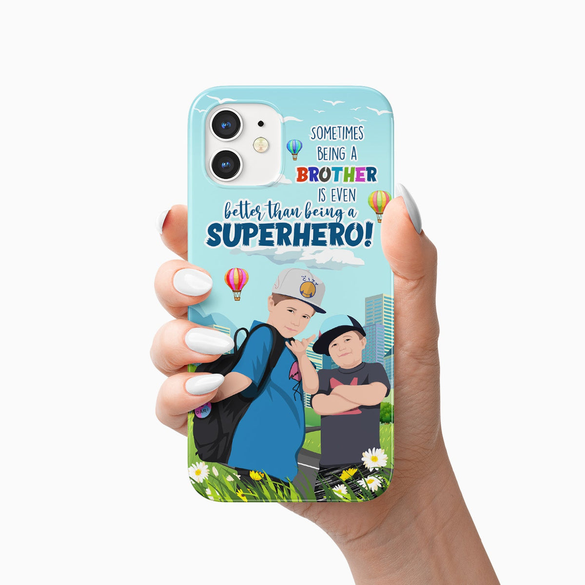 Superhero Brother Phone Case Personalized