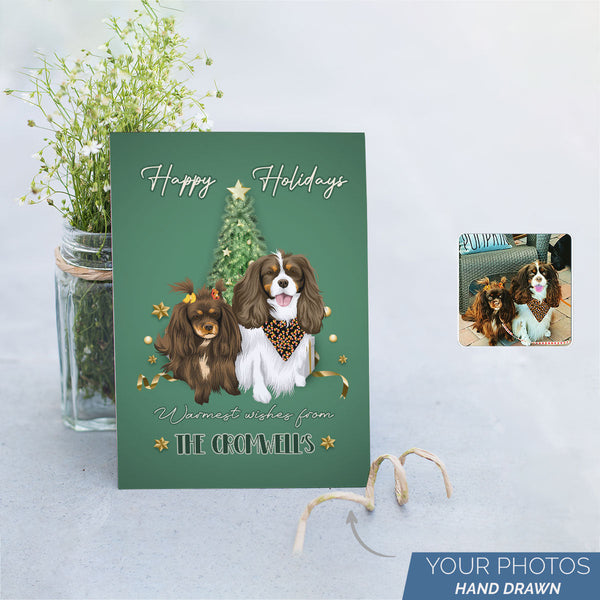 Personalized Dog Holiday Card