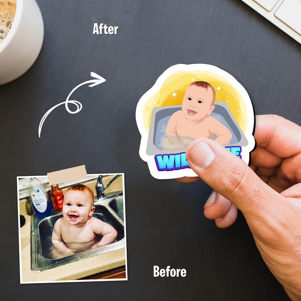 Baby Photo Fridge Magnets