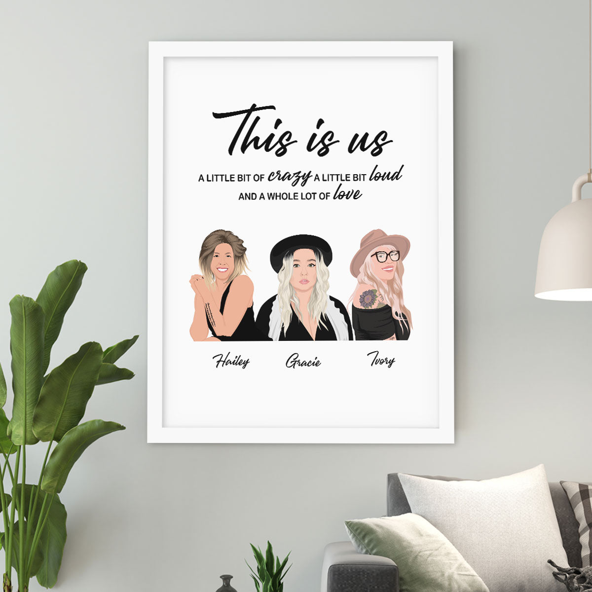 Custom "This is Us" Friends Portrait