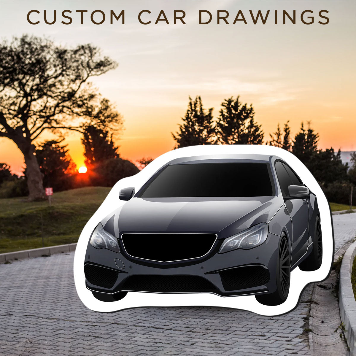 Custom Car Drawing Magnets