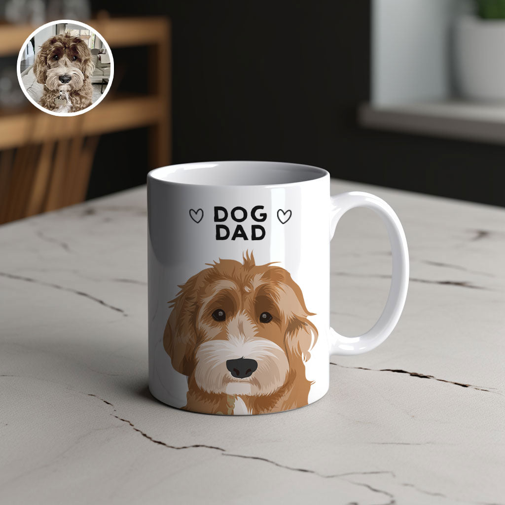 Personalized Dog Dad Mug