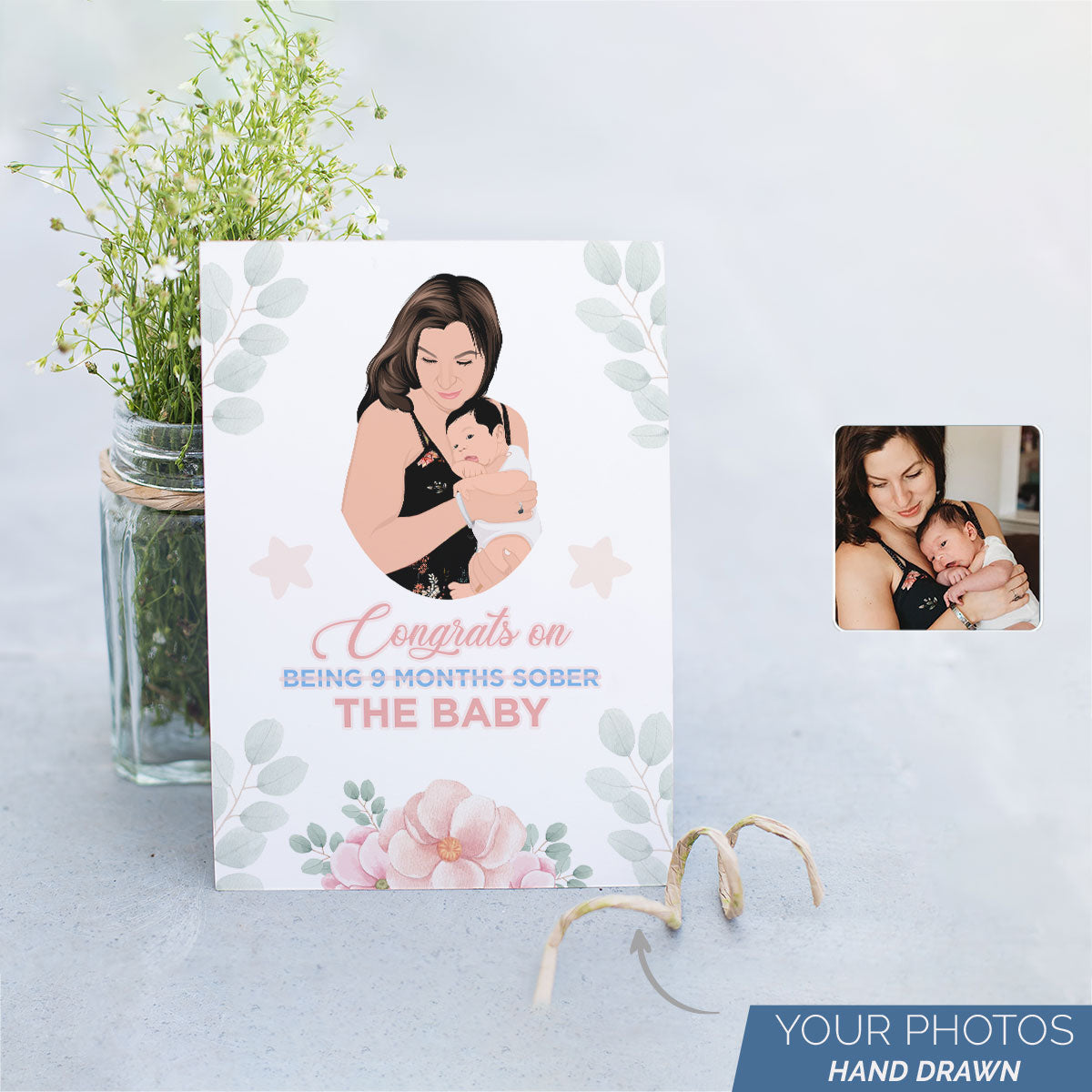 Personalized Congrats on the Baby Card