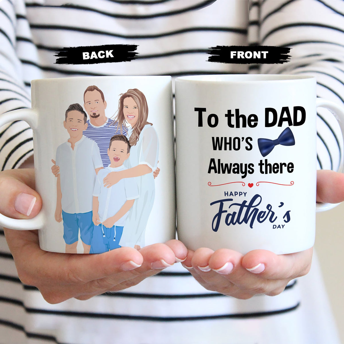 Personalized Fathers Day Photo Mug