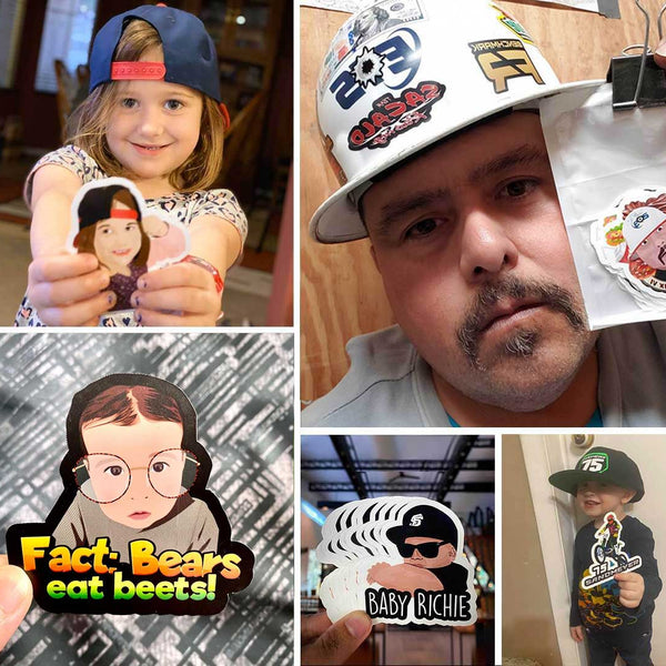 Turn Photos into Custom Drawn Stickers