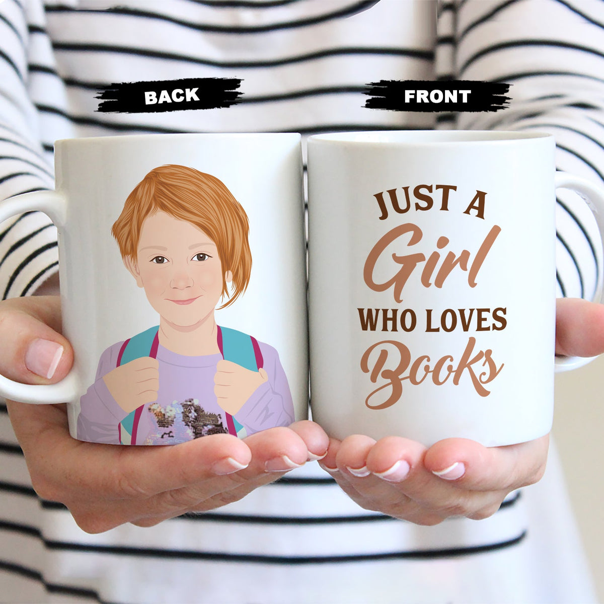 Personalized Book Lover Mug