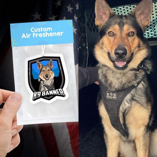 Personalized K9 Dog Air Freshener