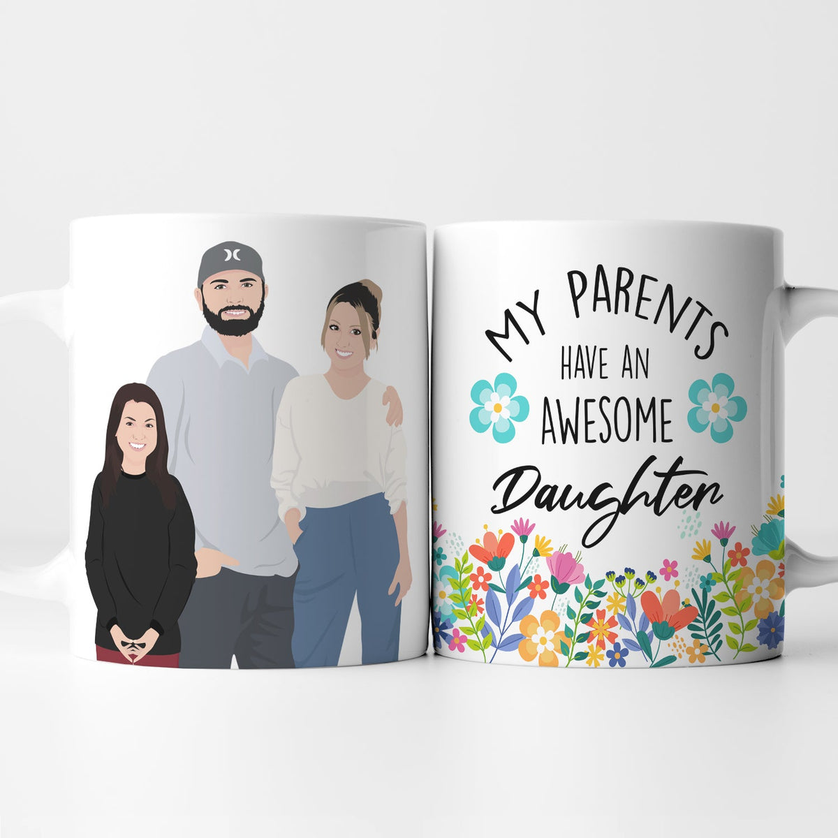 Awesome Daughter Mug Personalized