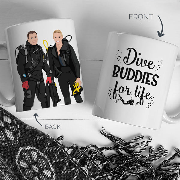 Personalized Scuba Mug