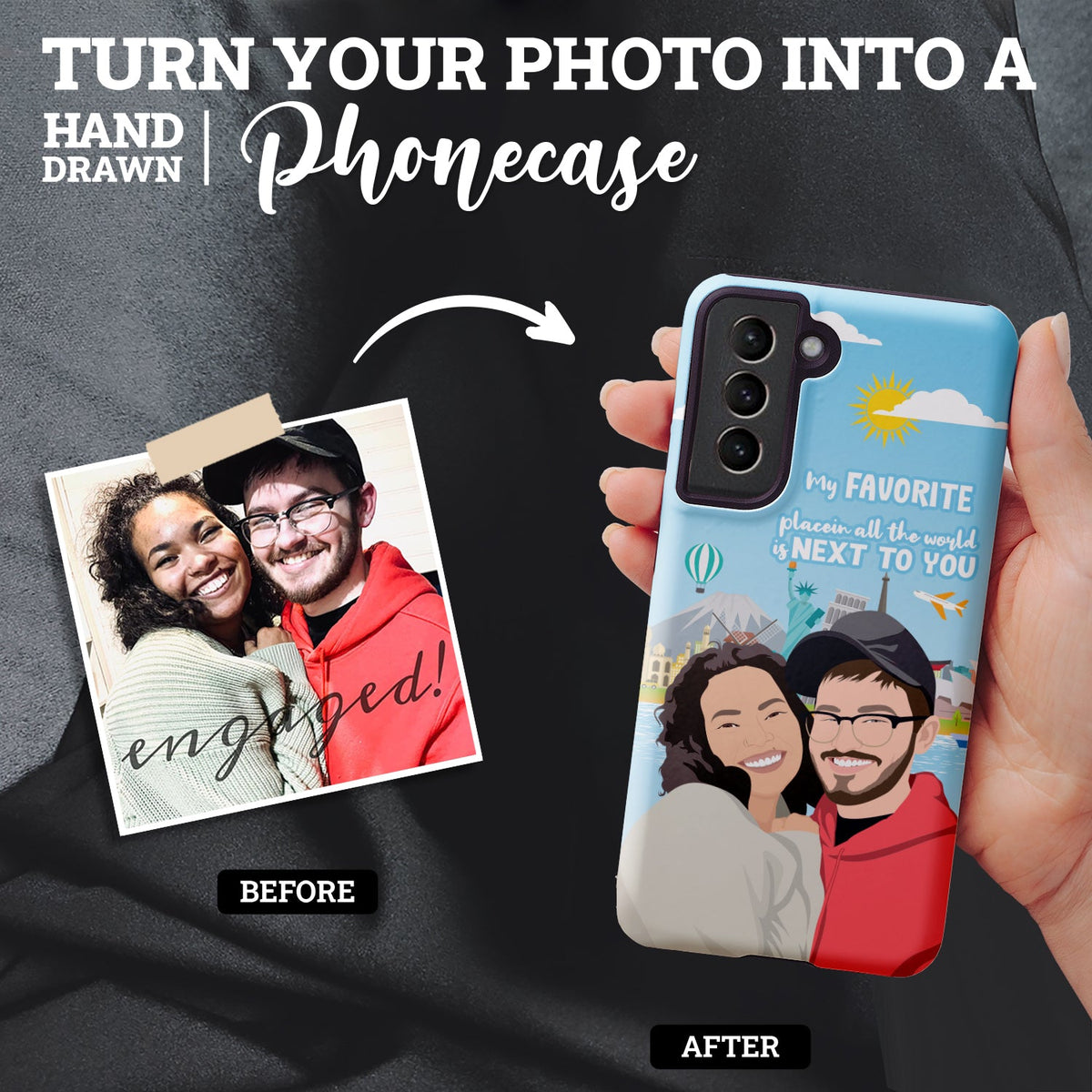 My Favorite Place is Next to You Phone Case Personalized