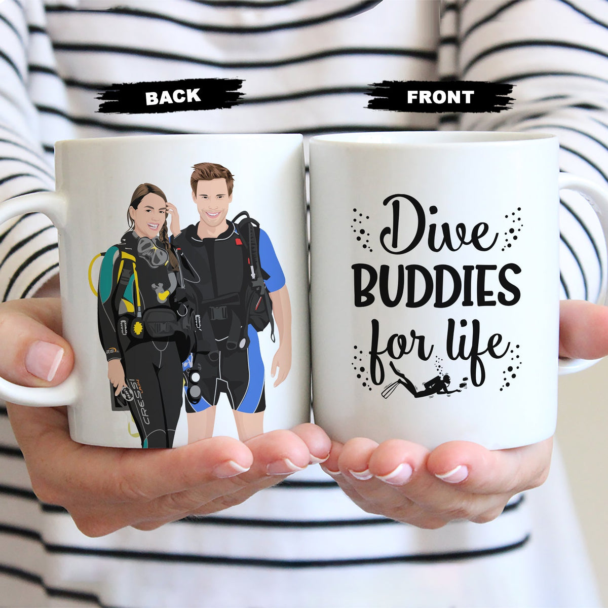 Personalized Scuba Mug