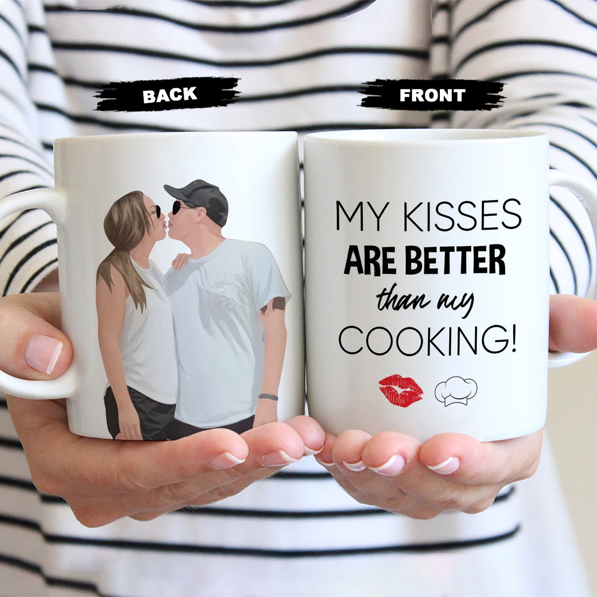 My Kisses are Better Mug Personalized