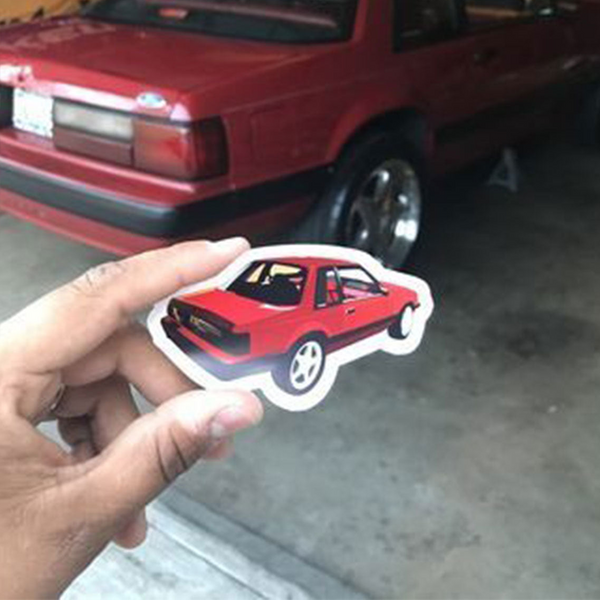 Custom Car Stickers - Photo Drawing