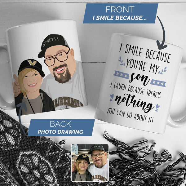 Father and Son Mug Personalized