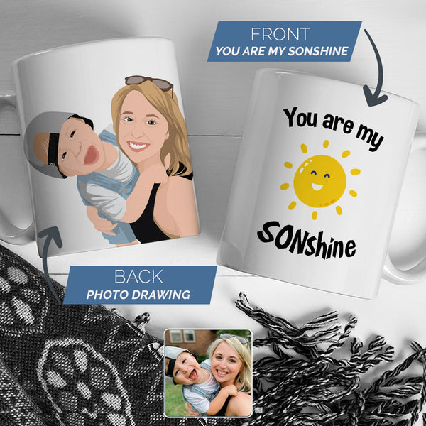 Personalized You Are My Sunshine Mug