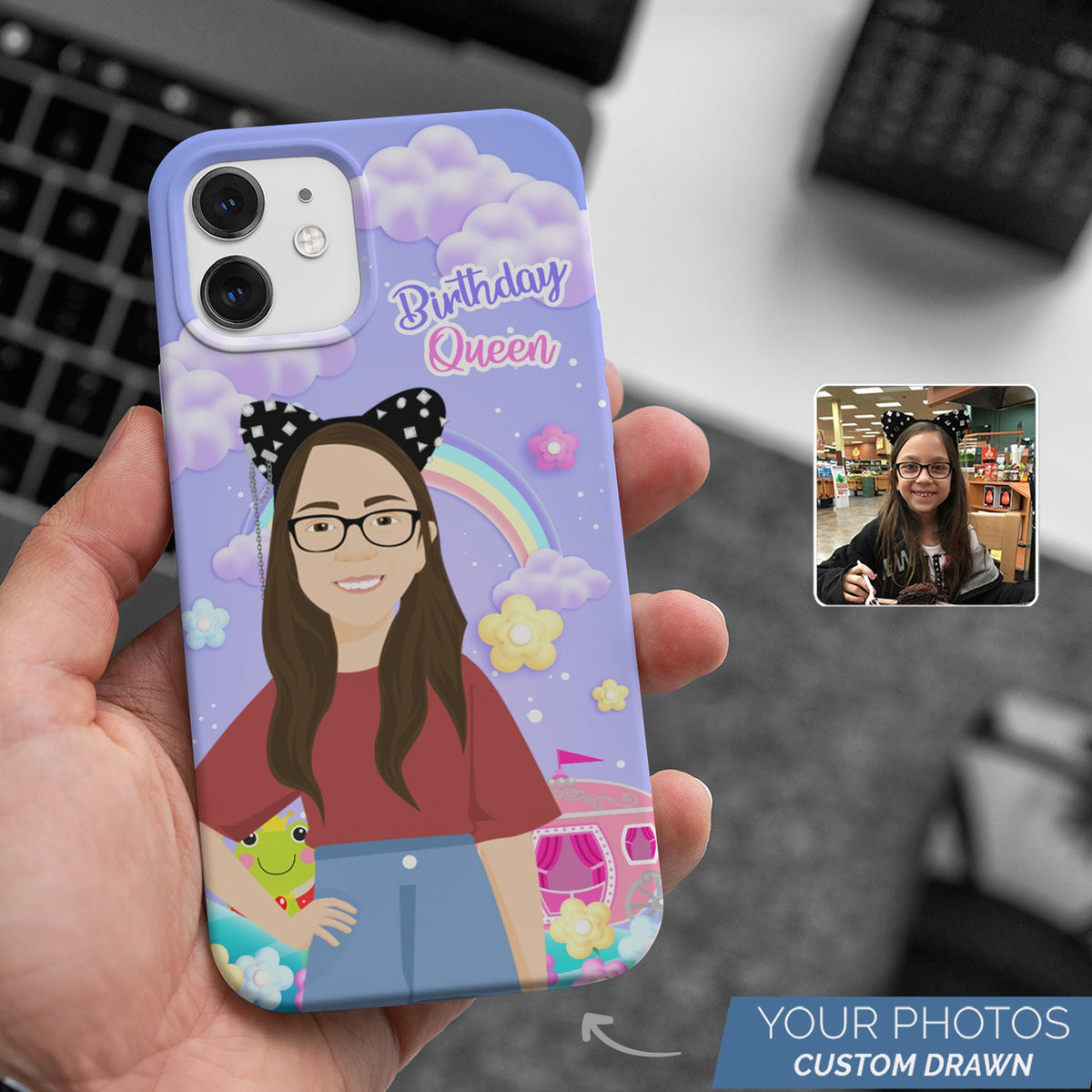 Birthday Queen Phone Case Personalized