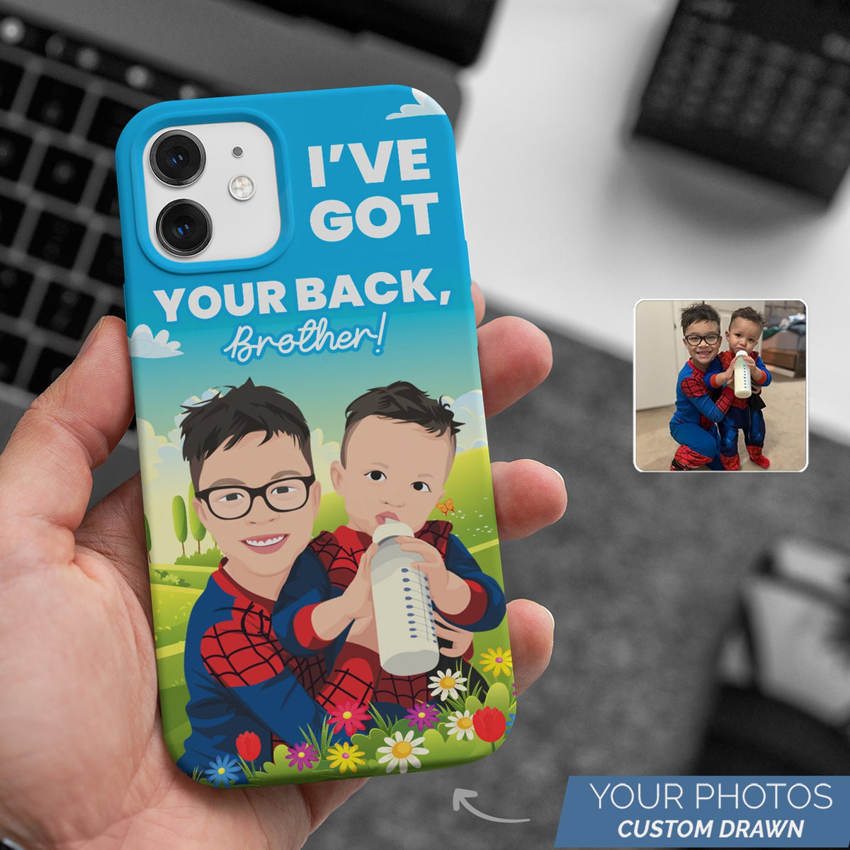 Got Your Back Brothers Phone Case Personalized