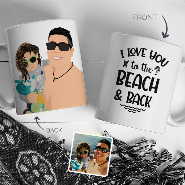 Personalized Beach Mug