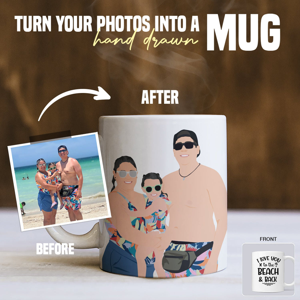 Personalized Beach Mug