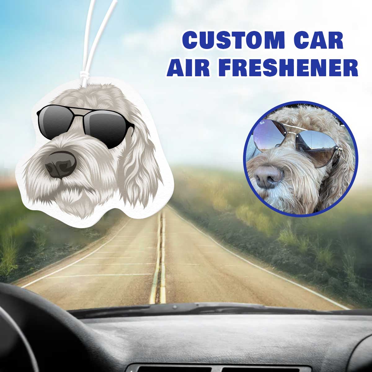 Personalized K9 Dog Air Freshener