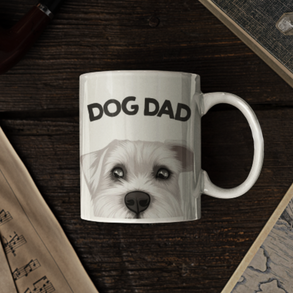 Custom Dog Dad Mug