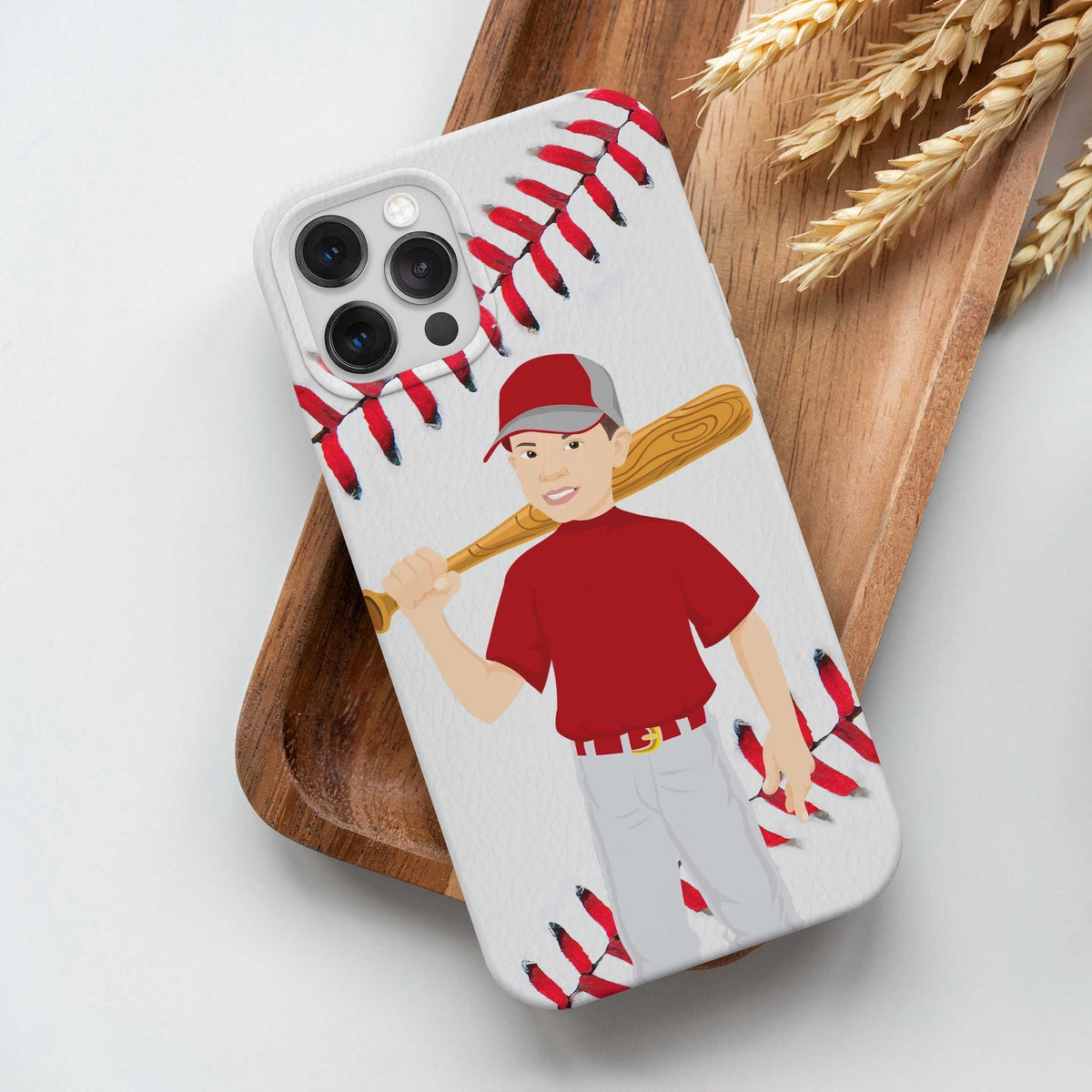 Custom Baseball Player Phone Case