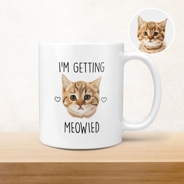 Custom Cat Wedding Mug