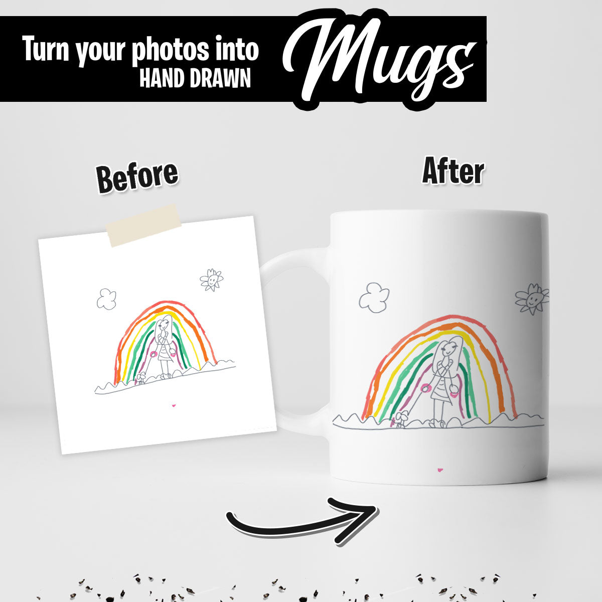 Custom Kids Drawing Mug