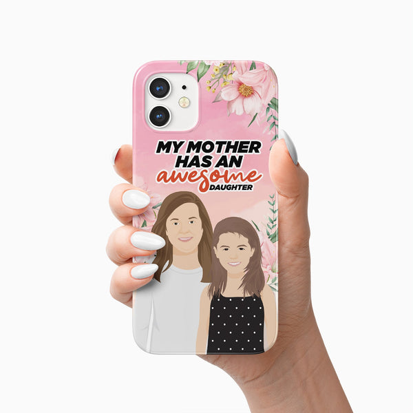 Awesome Daughter Phone Case Personalized