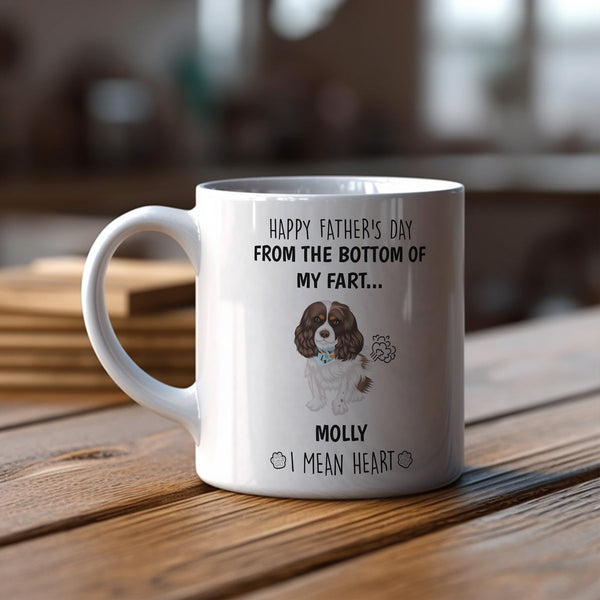 Custom Fathers Day Dog Mug