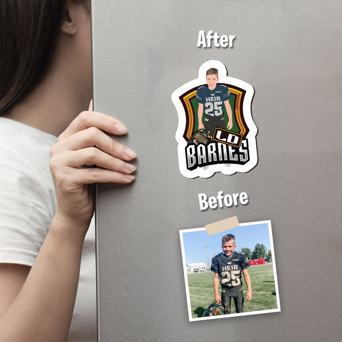 Custom School Locker Magnets