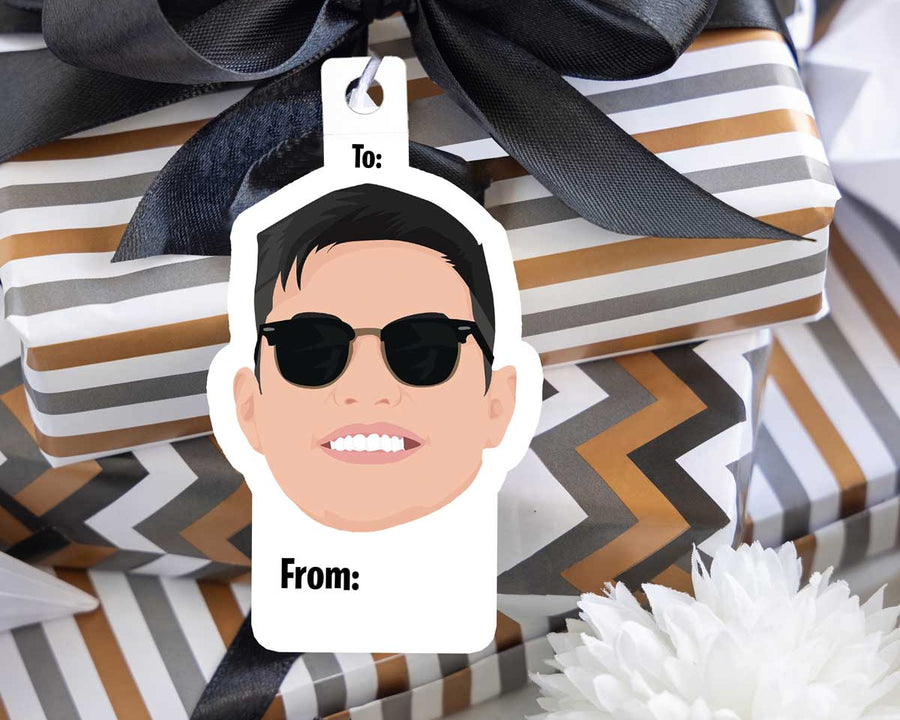 Personalized Face Gift Tags