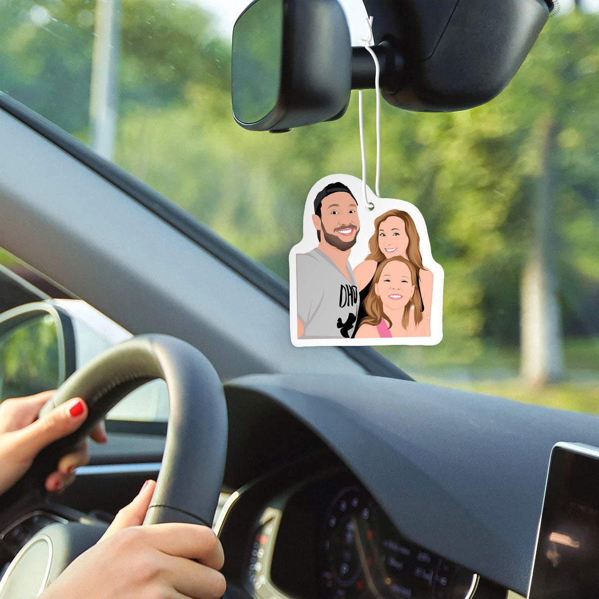 Custom Family Portrait Air Freshener