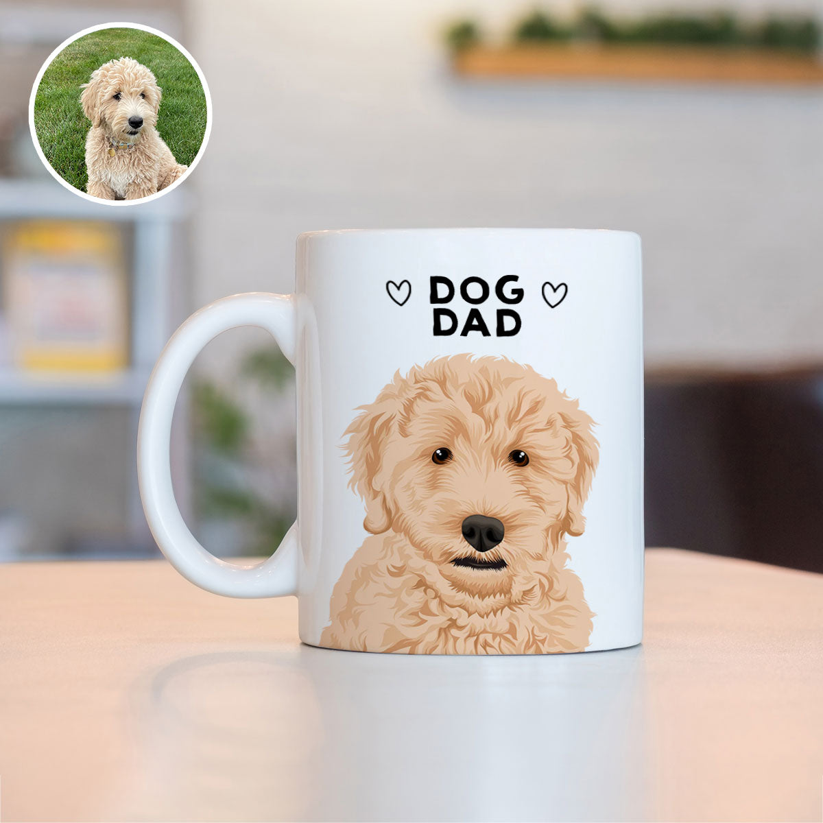 Personalized Dog Dad Mug