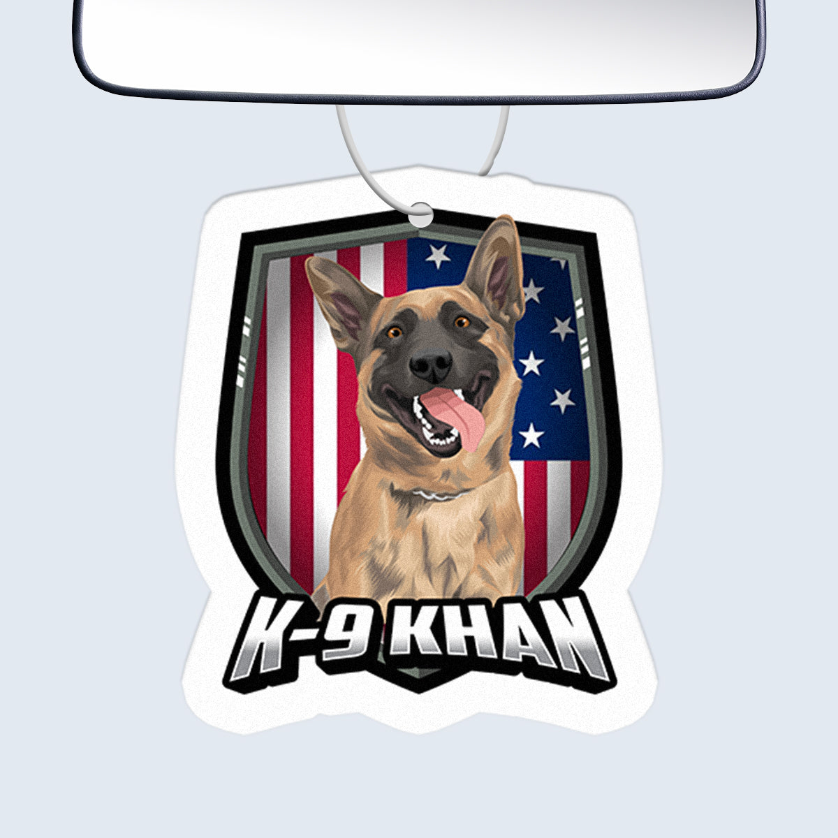 Personalized K9 Dog Air Freshener