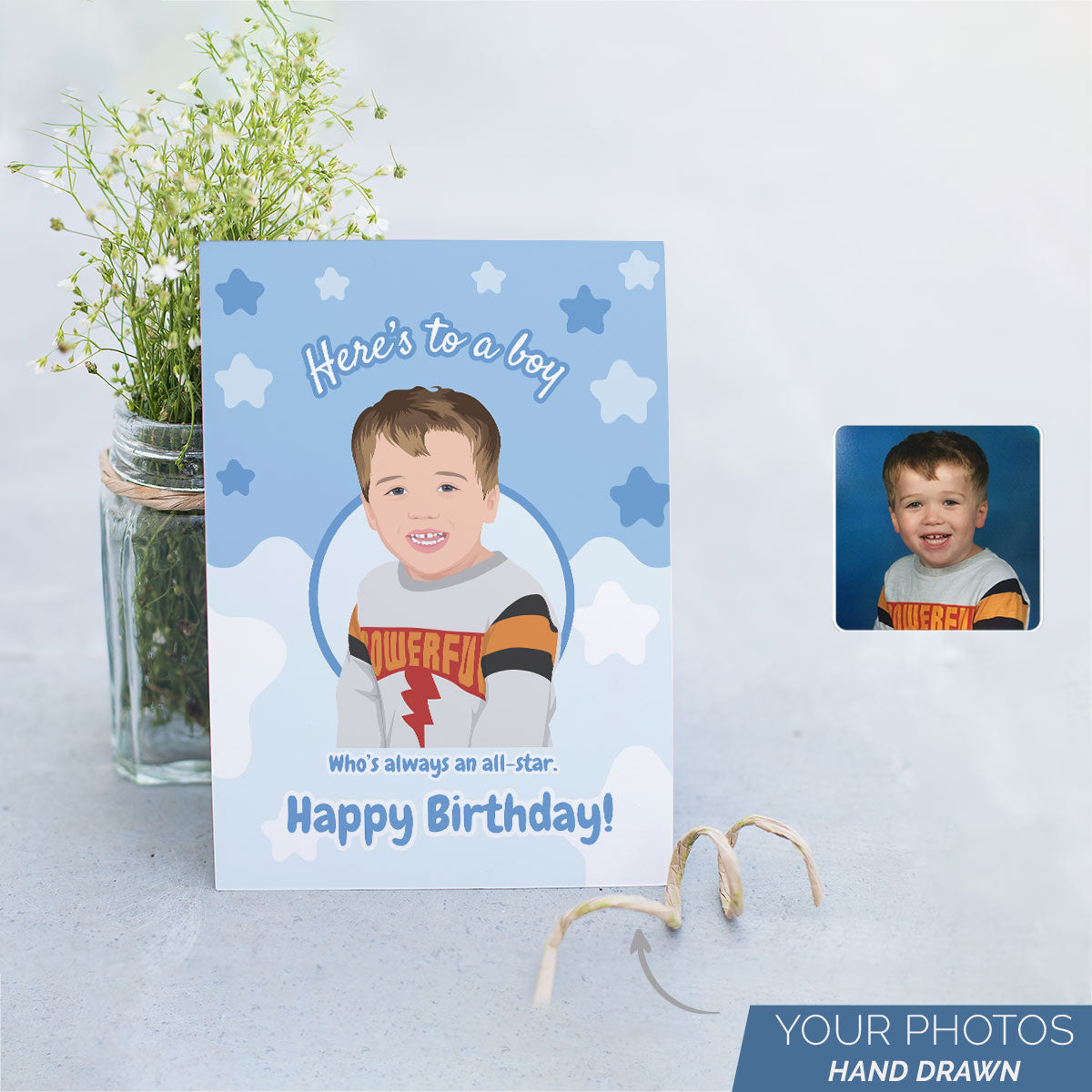 Personalized Birthday Boy Card