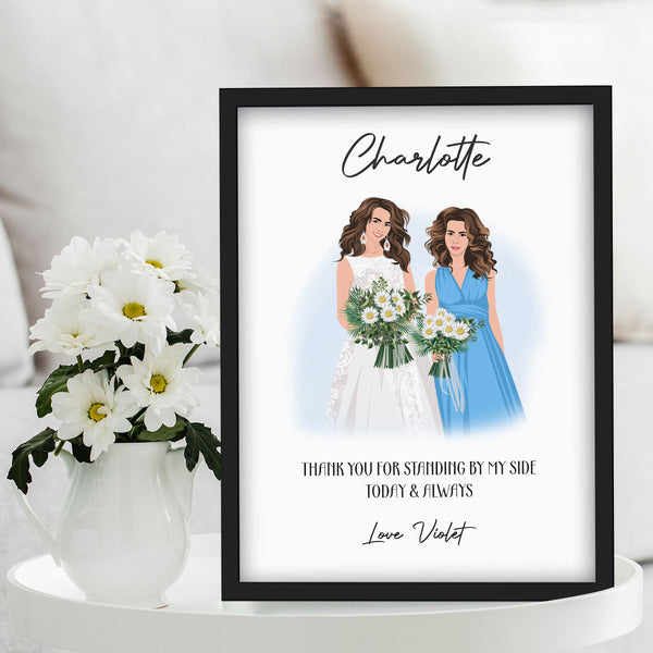 Custom Maid of Honor Portrait