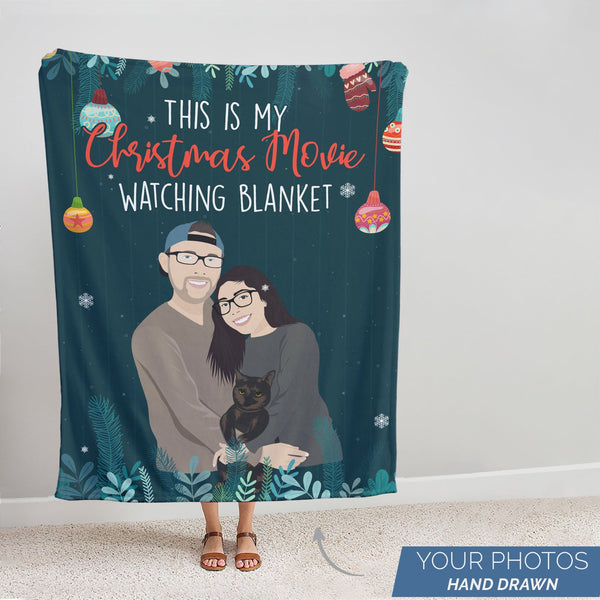 This is My Christmas Movie Watching Blanket Personalized