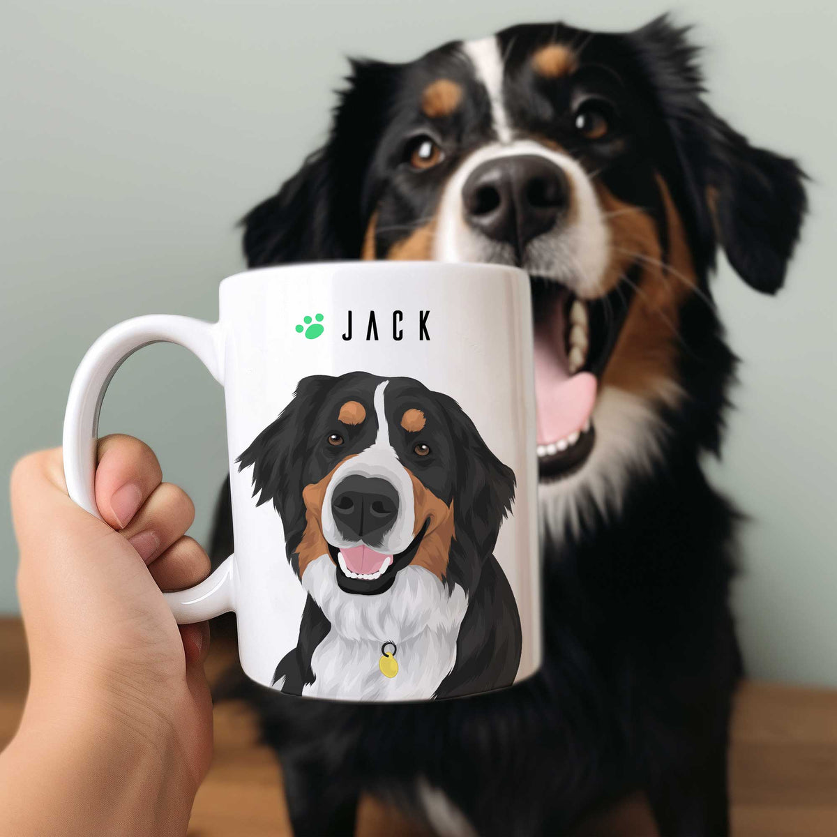 Pet Portrait Mug Personalized