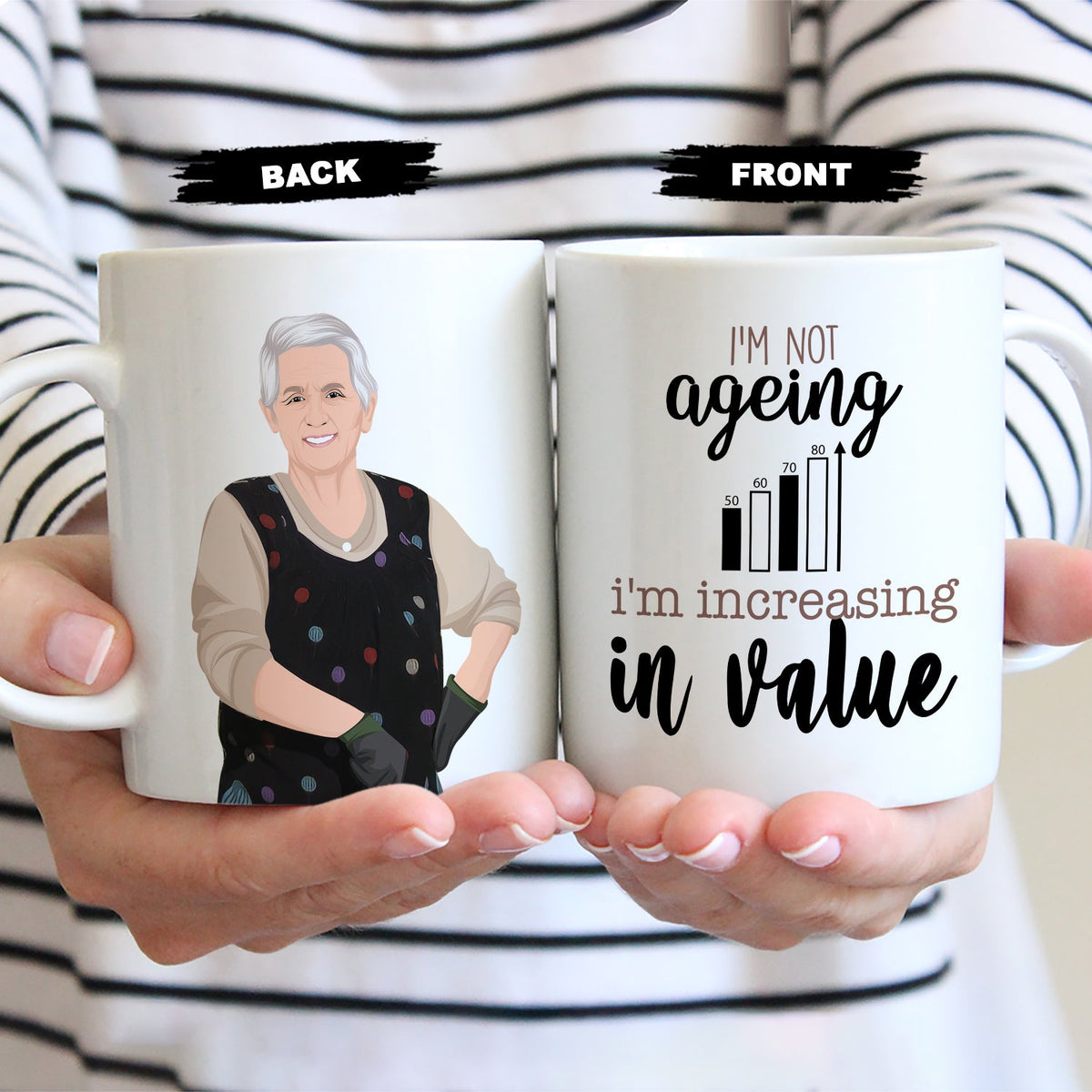 Increasing in Value Mug Personalized