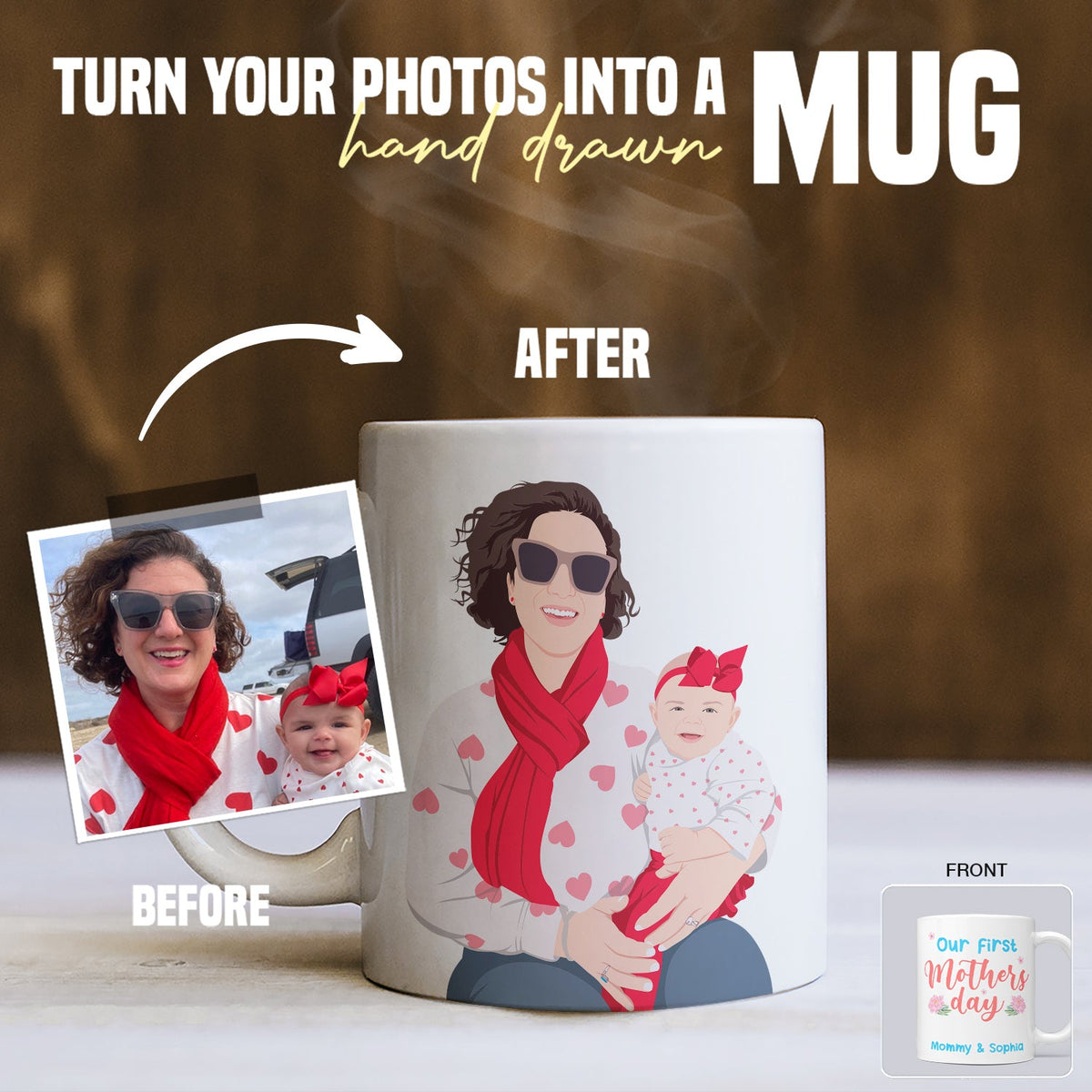 Personalized First Mothers Day Mug