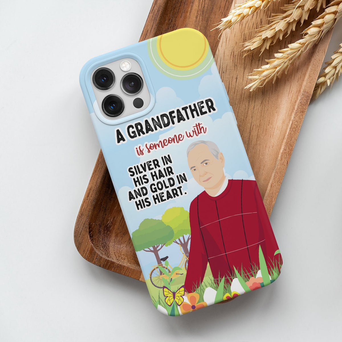 Grandfather Phone Case Personalized