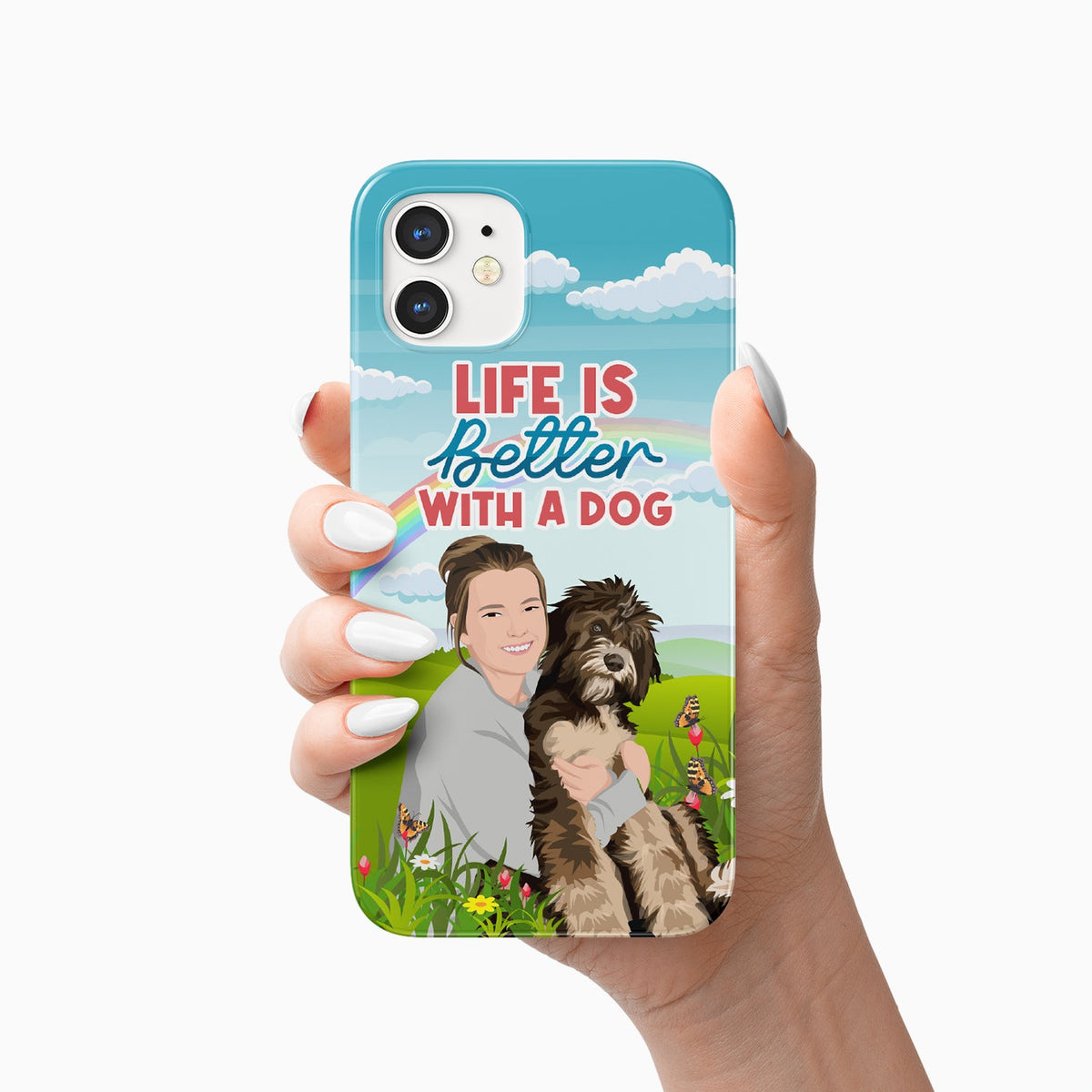 Life is Better with a Dog Phone Case Personalized