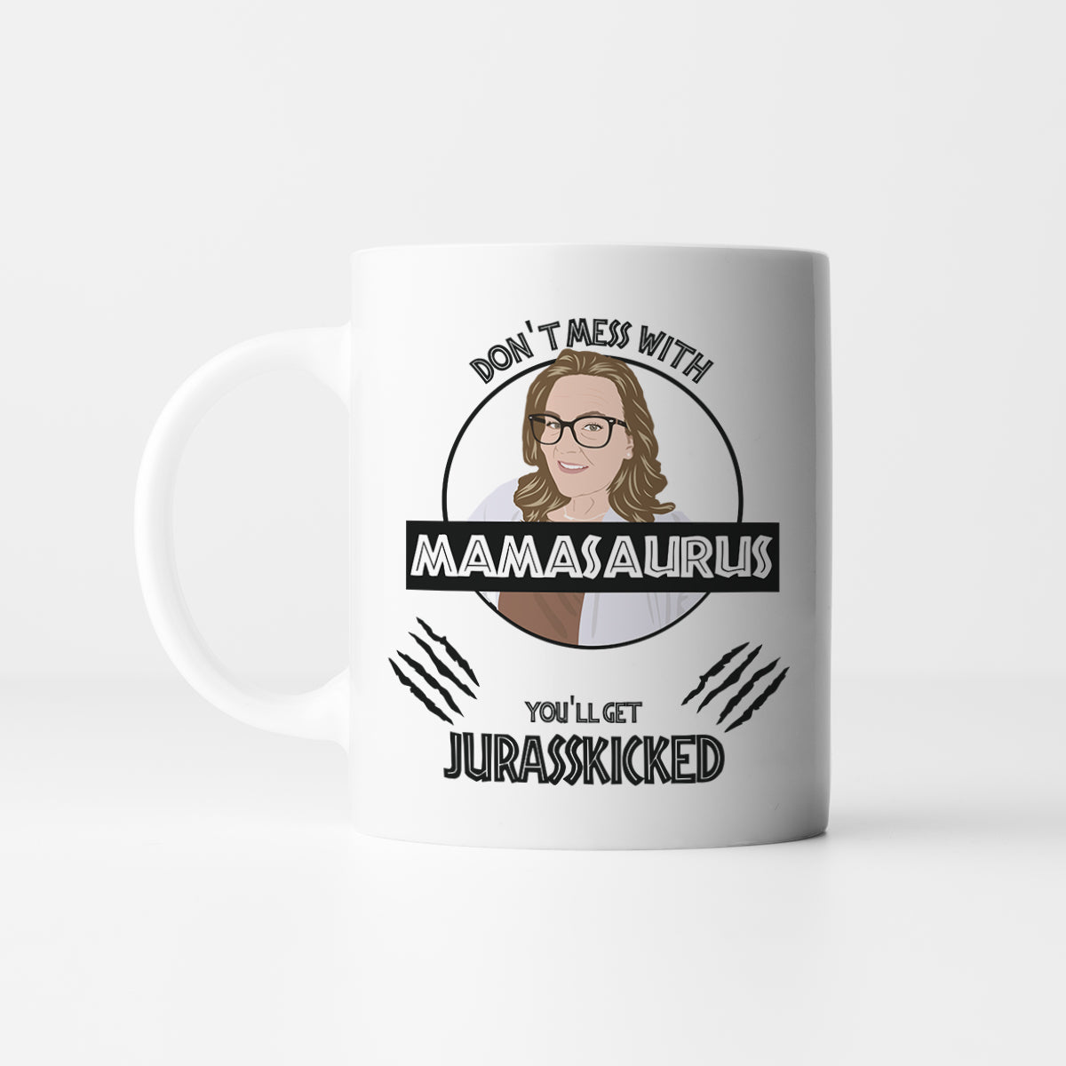 Don't Mess with Mamasaurus Mom Mug Personalized