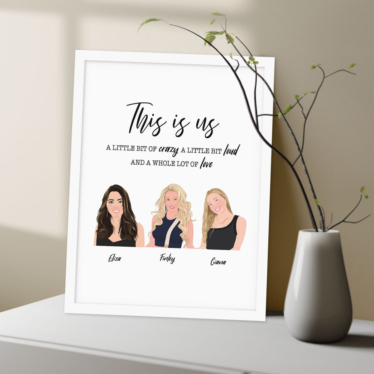 Custom "This is Us" Friends Portrait