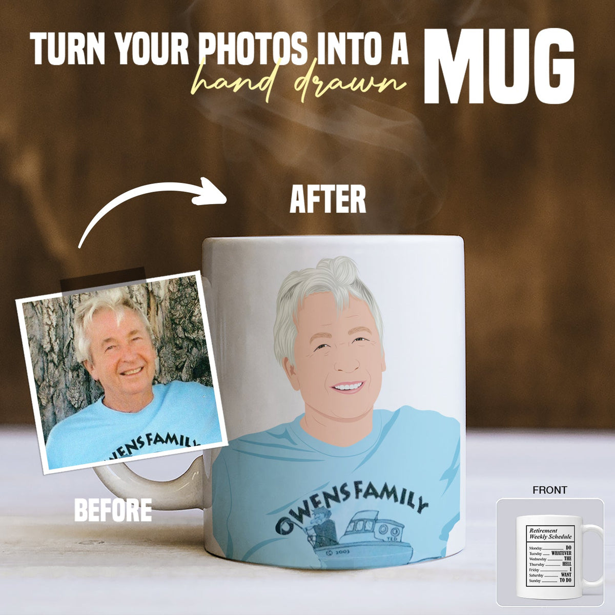 Personalized Retirement Mug