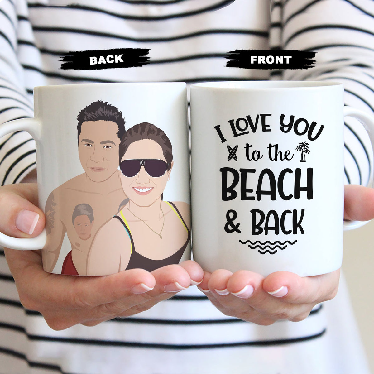 Personalized Beach Mug