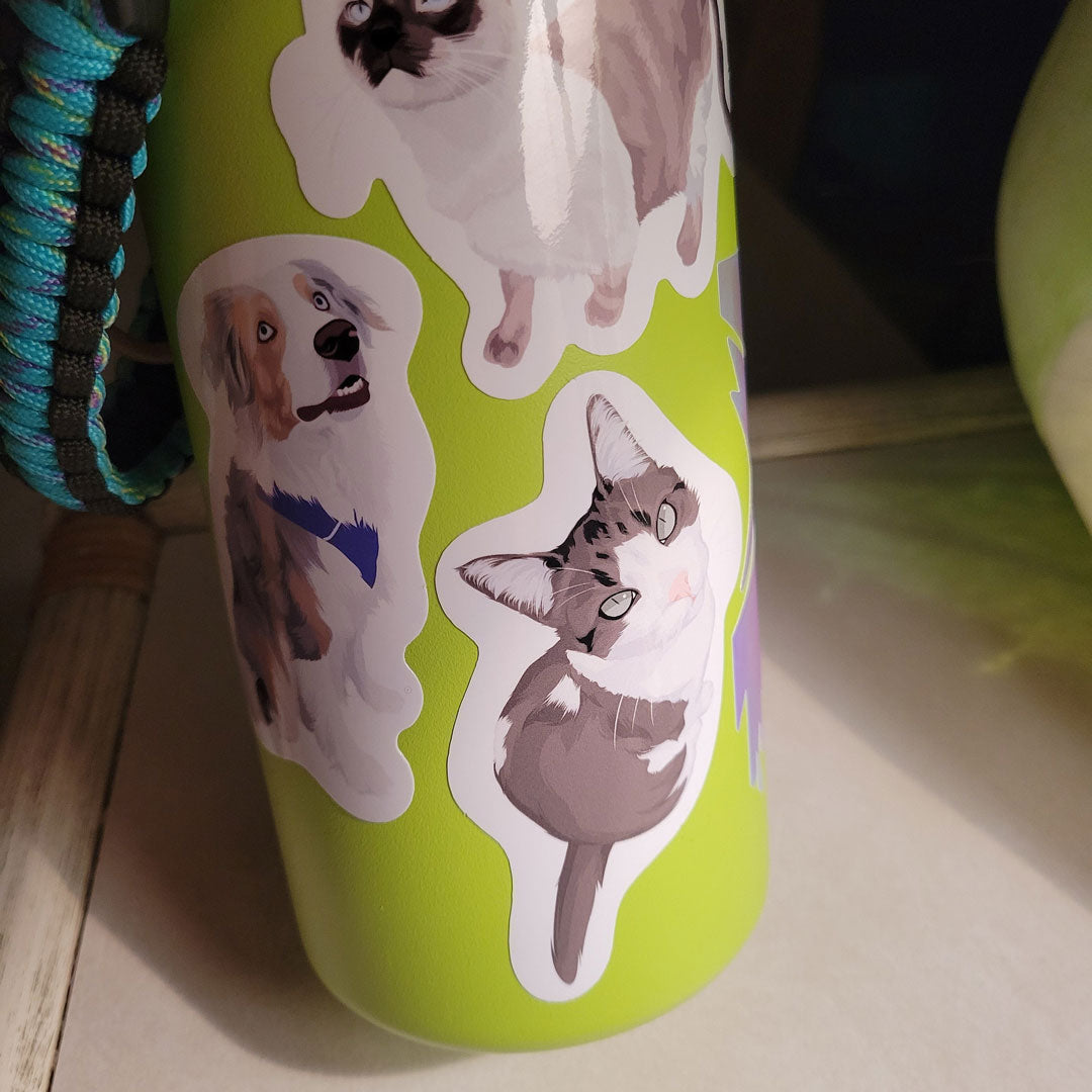 Custom Water Bottle Stickers