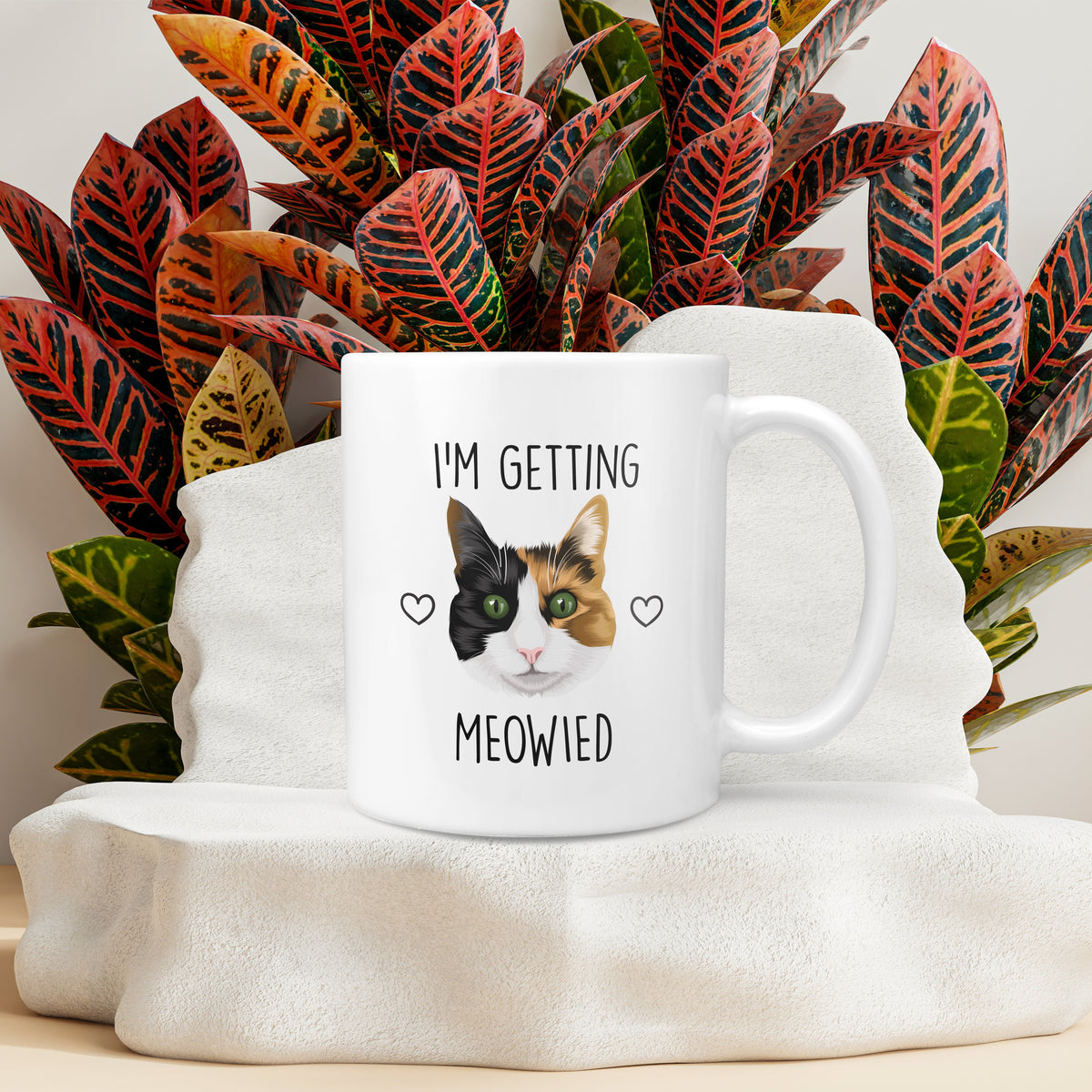 Custom Cat Wedding Mug